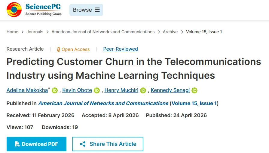 Predicting Customer Churn in the Telecommunications Industry using Machine Learning Techniques